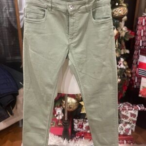 Eleventy Olive Platinum Jeans